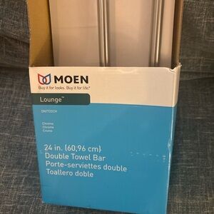 Moen Lounge 24” Double Towel Bar – Chrome (New in Box)